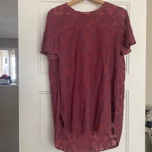 Sheer floral Wilfred tee